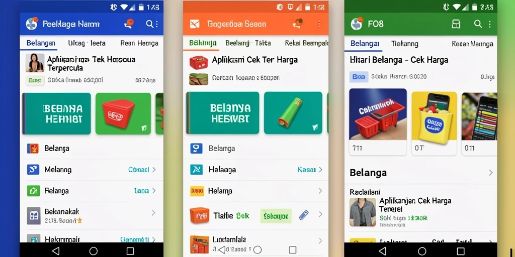 Tampilan antarmuka FO8 yang intuitif untuk Cek Harga.