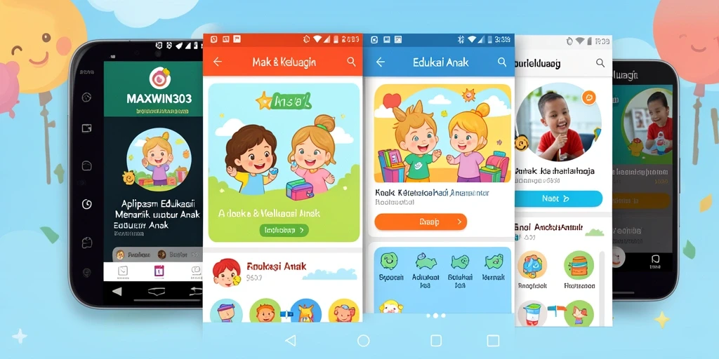 Antarmuka MAXWIN303 yang ramah anak dengan fitur interaktif.